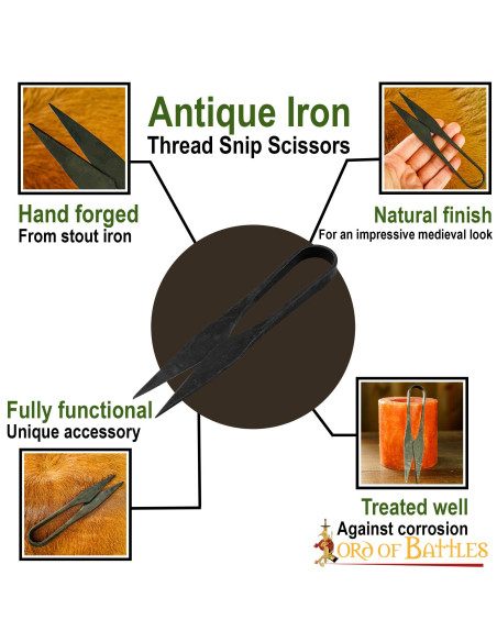 Tijeras medievales auténticas