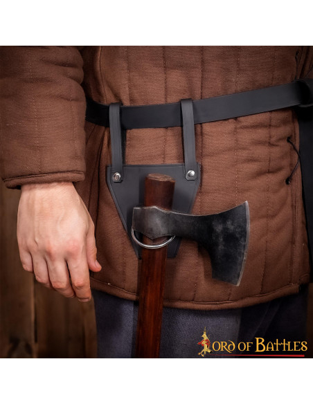 Zwarte ring baldric voor bijlen of...