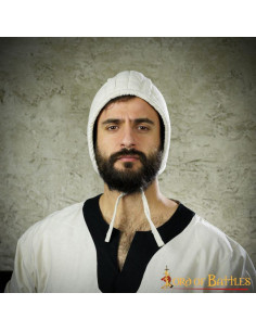 Gorro de Armar medieval acolchado, varios colores 2