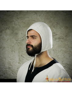 Gorro de Armar medieval acolchado, varios colores
