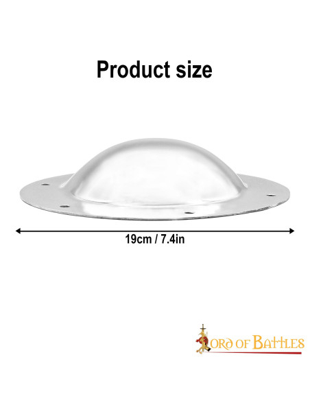 Umbo medieval de acero hecho a mano... Umbo medieval de acero hecho a mano...