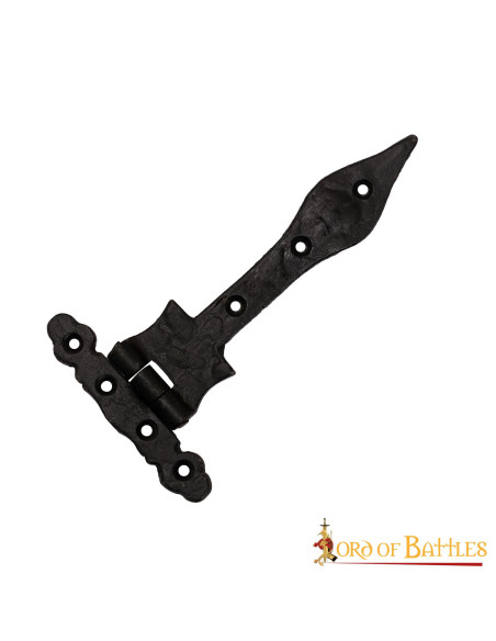 Rustiek ijzeren vintage deurscharnier