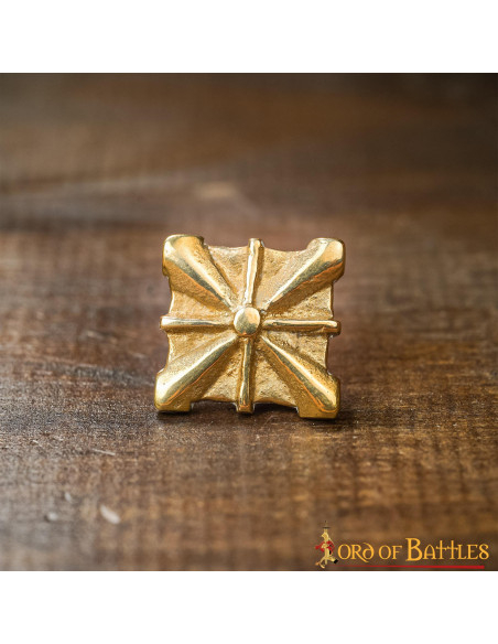 Sæt med 5 middelalderbeslag i massiv...