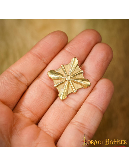 Sæt med 5 middelalderbeslag i massiv...