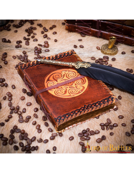 Diario tipo medieval con nudo celta...