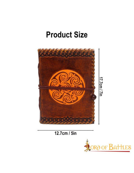 Diario tipo medieval con nudo celta...