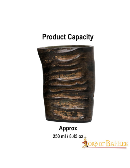 Set van 2 vikingglazen met hoorn