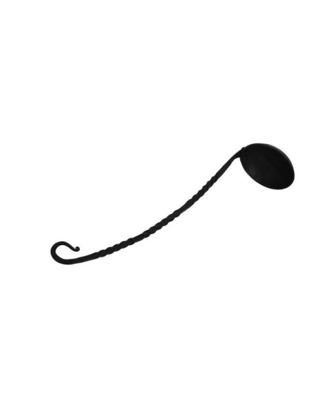 Cucharón medieval de hierro forjado