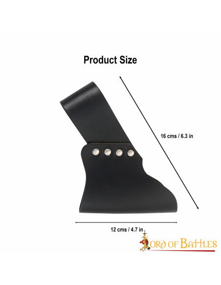 Tahalí en cuero para espadas y hachas