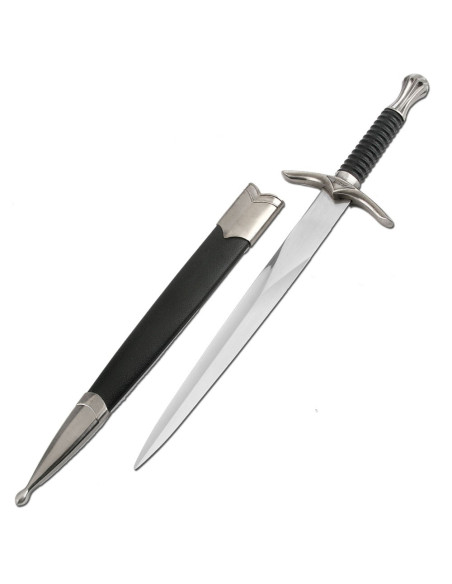 Daga medieval con vaina