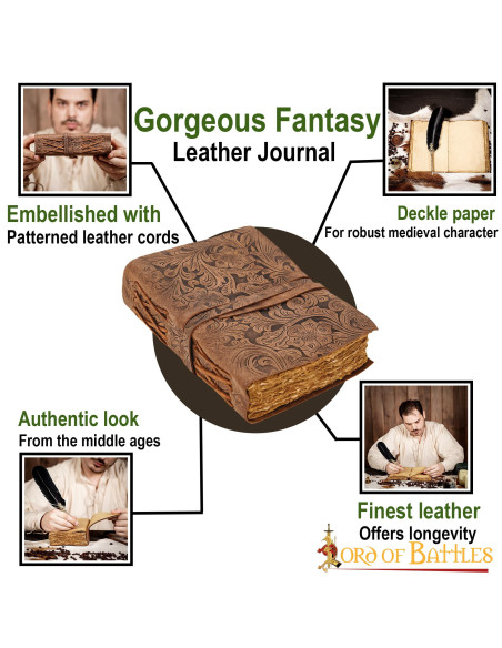 Diario de notas medieval  (120 páginas)