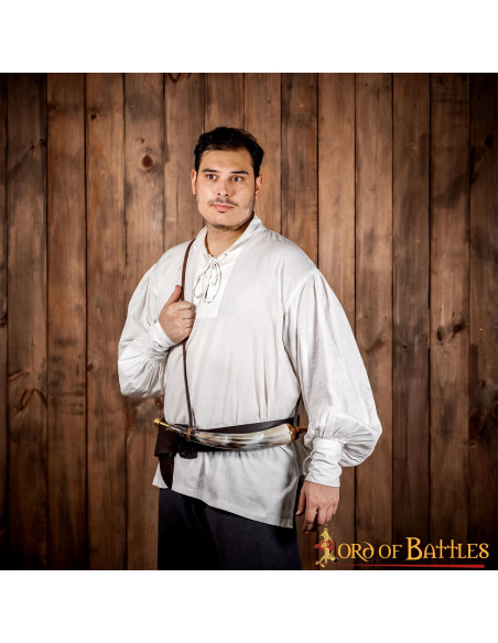 Polvorera de cuerno  auténtico de...