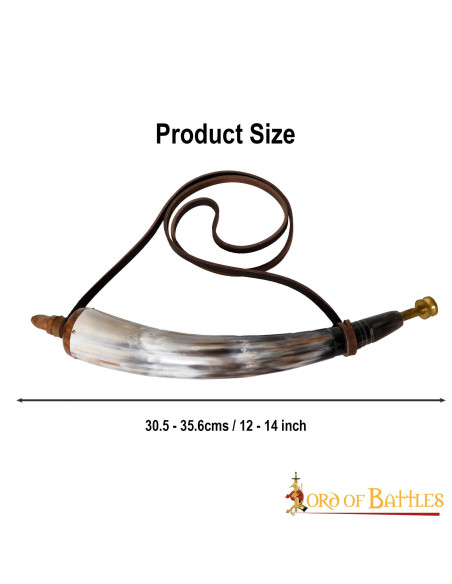 Schießpulver aus echtem Ochsenhorn...