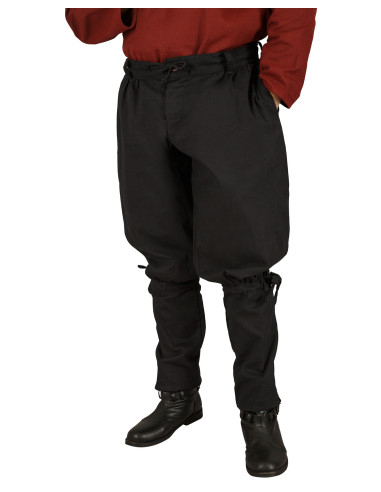 Heren Vikingbroek Gunnar model, zwart