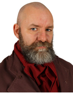 Mittelalterlicher Baumwollschal Modell Emil, bordeauxrot 2