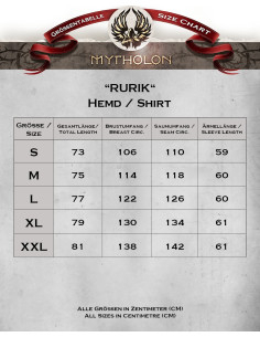Camisa medieval cerrada modelo Rurik, negro 2