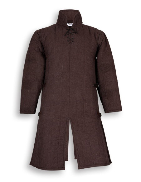 Middelaldergambeson model Burkhard, brun