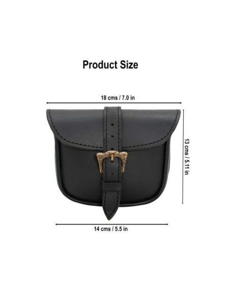 Ledertasche mit keltischer...