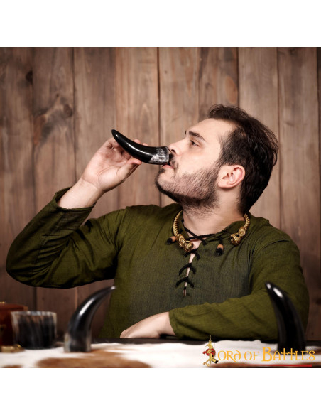 Sæt med 3 vikingeoksehorn (100 ml.)