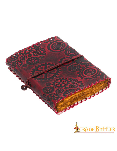 Leren SteamPunk Notes-dagboek, 100...