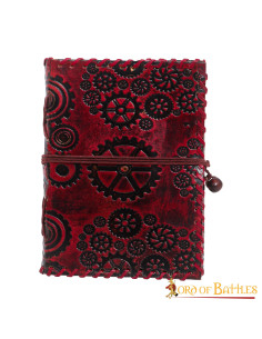 Leren SteamPunk Notes-dagboek, 100 pagina's