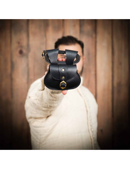 Bolso medieval Edad Tardía, con cinturón