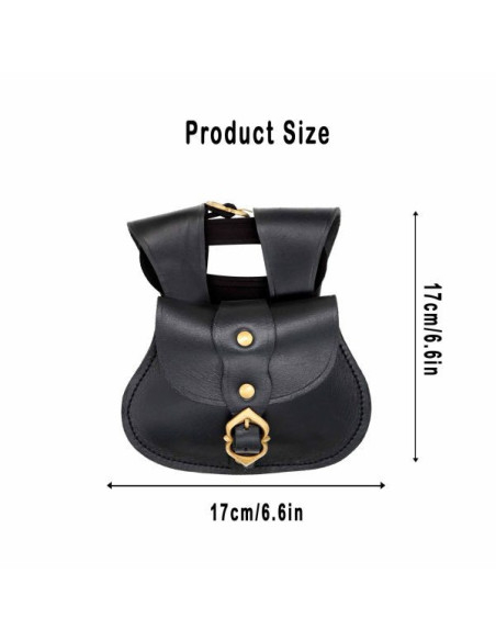 Bolso medieval Edad Tardía, con cinturón