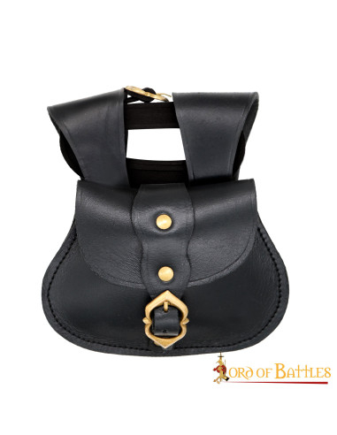 Bolso medieval Edad Tardía, con cinturón