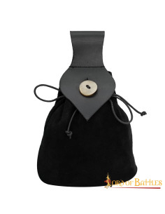 Mittelalterliche Gürteltasche mit Knopfverschluss