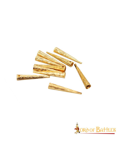 Set van 10 middeleeuwse koperen...