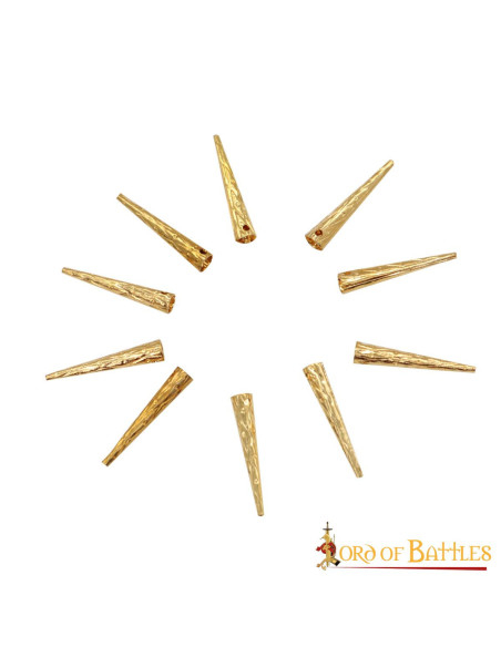 Set van 10 middeleeuwse koperen...