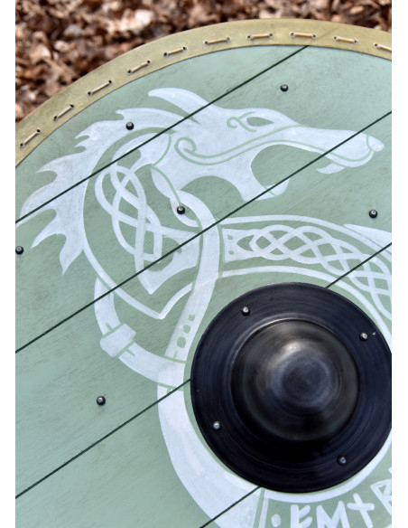 Wikinger-Fenrir-Schild mit...