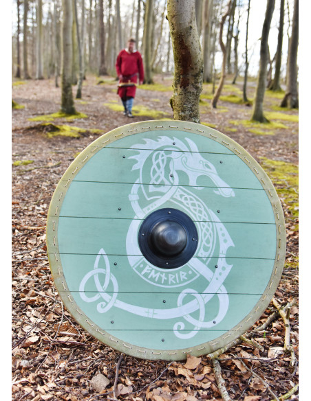 Wikinger-Fenrir-Schild mit...