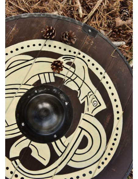 Handbemalter Wikingerschild mit...