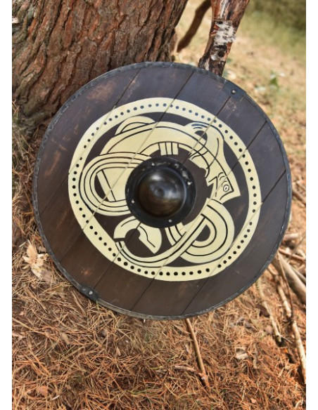 Handbeschilderd Vikingschild met...