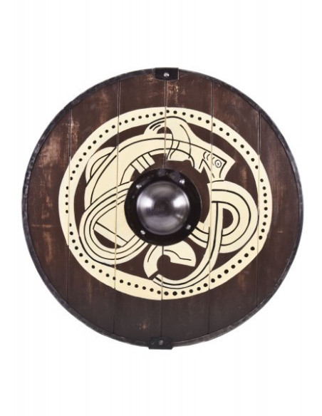 Handbemalter Wikingerschild mit...