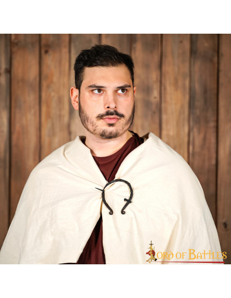 Fibula-spænde til kappe i håndsmedet...