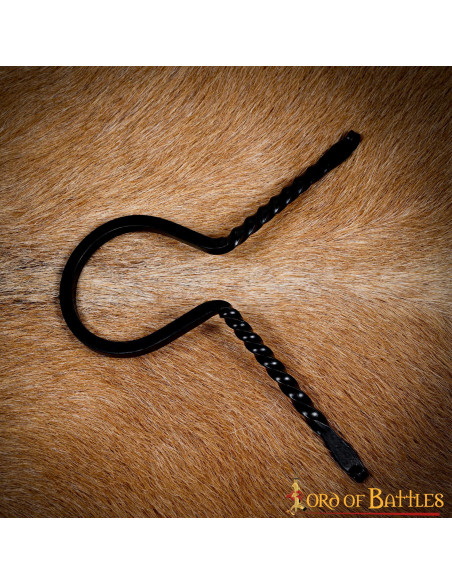 Soporte de hierro forjado para cuernos