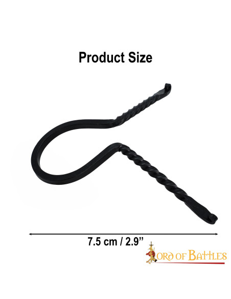 Schmiedeeiserner Ständer für Hörner