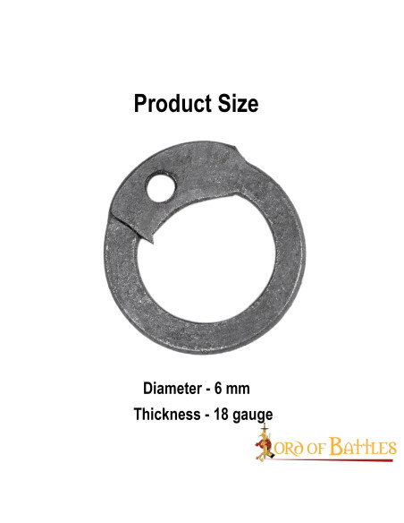 Flache Ringe zum Nieten von...