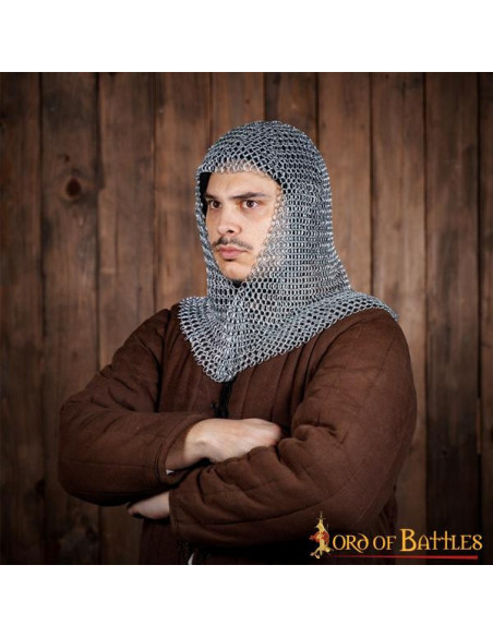 Henker-Kettenhemd-Rundringe, natur