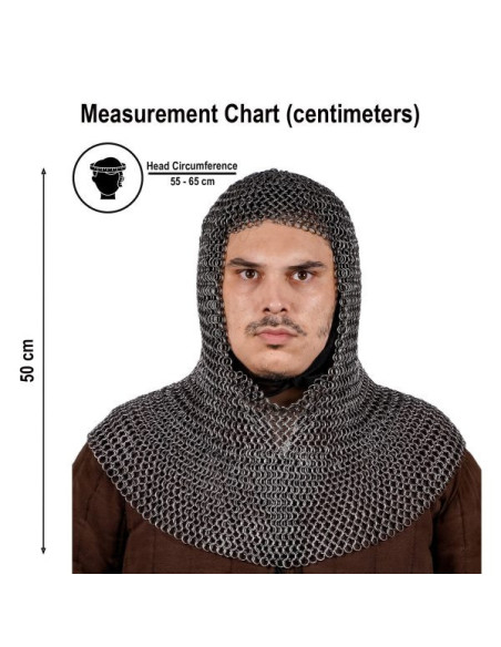 Beul maliënkolder ronde ringen, naturel