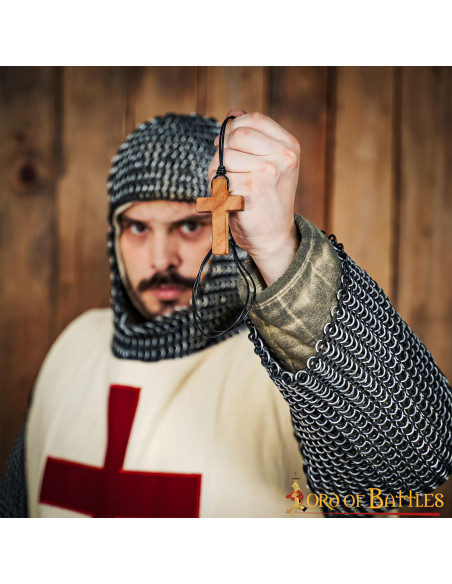 Colgante Cruz cristiana en Madera