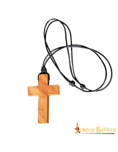 Houten christelijke kruishanger 2