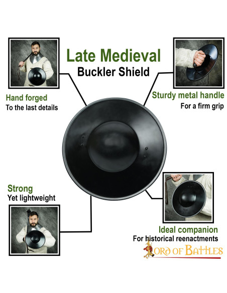 Broquel medieval funcional hecho a... Broquel medieval funcional hecho a...