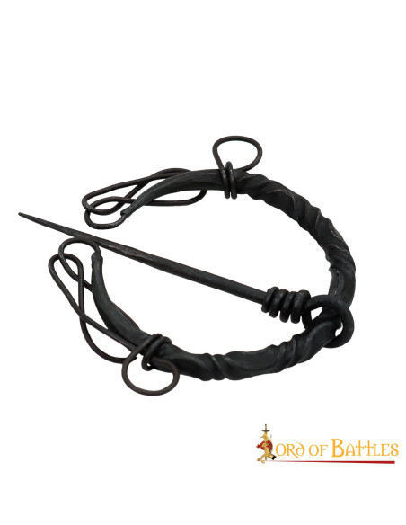 Keltische fibula in smeedijzer met...