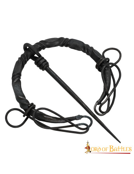 Keltische fibula in smeedijzer met...