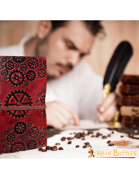 SteamPunk læder journal