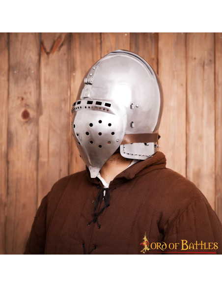 Bacinete Battle-Ready con visera,...