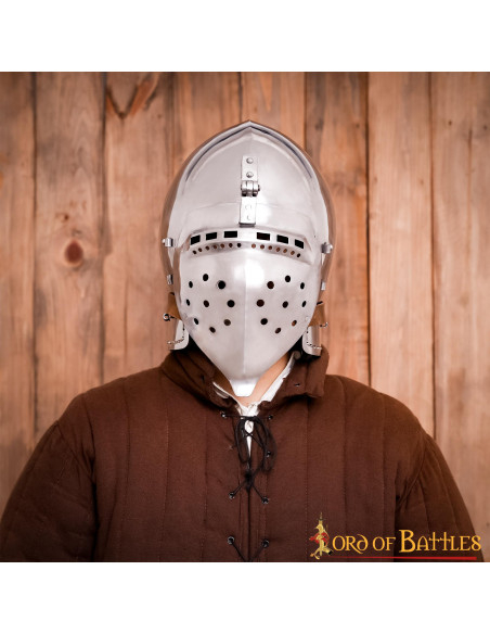 Bacinete Battle-Ready con visera,...